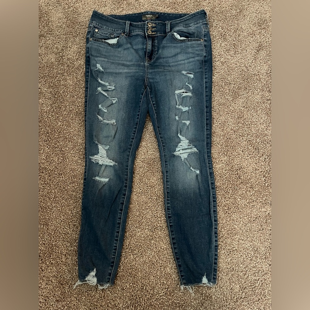 Torrid skinny jeans size 16 Tall